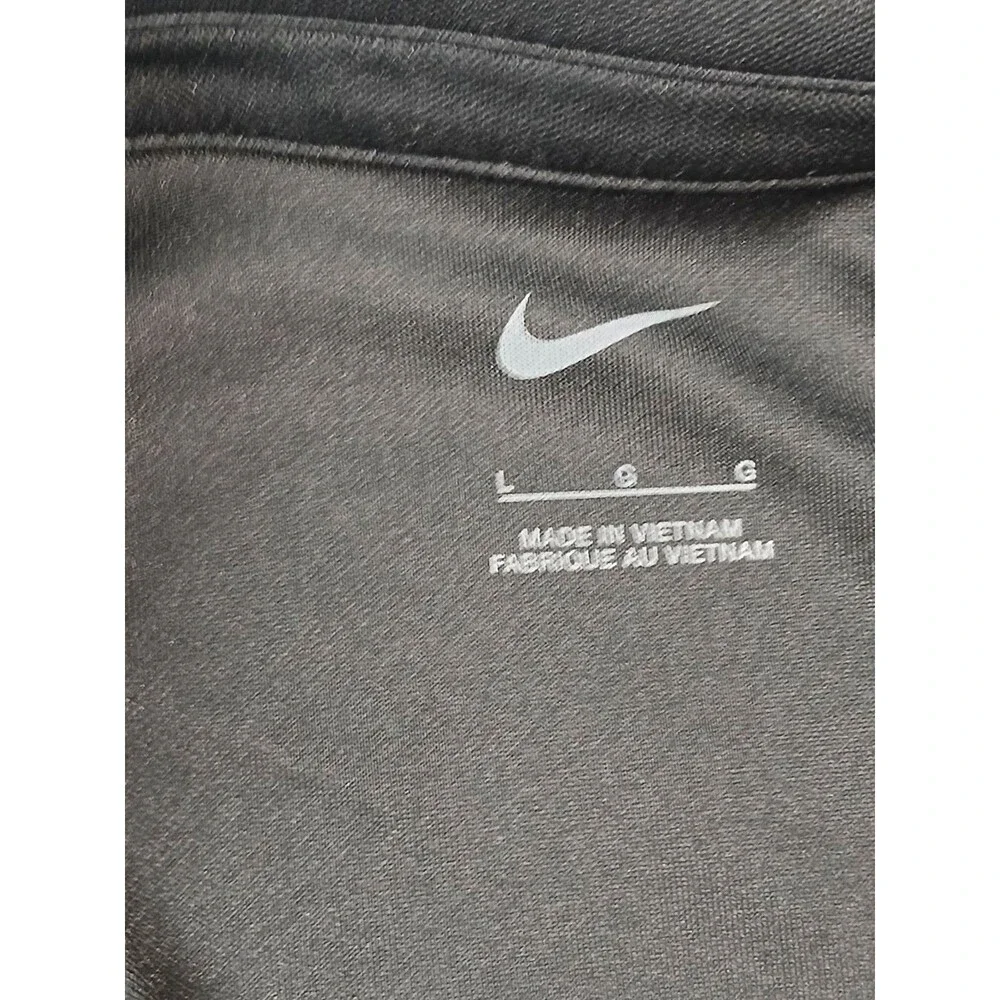 Nike Golf Dri-FIT Polo Womens Size L Black Dan-O's Seasoning Embroidered NWT